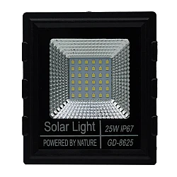Proiector led cu panou solar putere 25w GD 8625