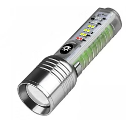 Mini lanterna de mana BL 520D COB + XPE magnetica lupa tip C