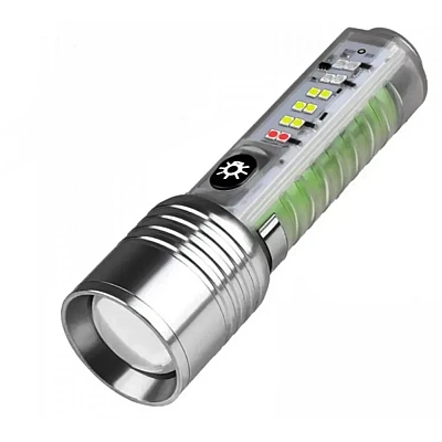 Mini lanterna de mana BL 520D COB + XPE magnetica lupa tip C Mini lanterna de mana BL 520D COB + XPE magnetica lupa tip C