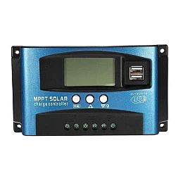 Controler solar de incarcare MPPT/PWM 12V/24V 100A dublu USB ecran LCD