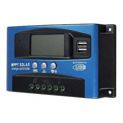 Controler solar de incarcare MPPT/PWM 12V/24V 60A dublu USB ecran LCD Controler solar de incarcare MPPT/PWM 12V/24V 60A dublu USB ecran LCD