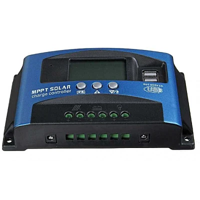 Controler solar de incarcare MPPT/PWM 12V/24V 60A dublu USB ecran LCD Controler solar de incarcare MPPT/PWM 12V/24V 60A dublu USB ecran LCD