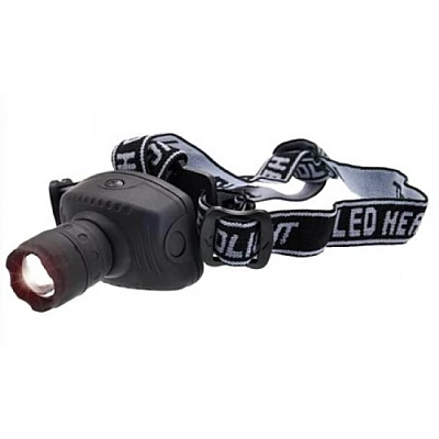 Lanterna frontala cu LED 3W si zoom BL 6611 Lanterna frontala cu LED 3W si zoom BL 6611