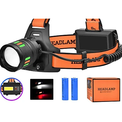Lanterna de cap BL T203 profesionala cu incarcare USB Lanterna de cap BL T203 profesionala cu incarcare USB
