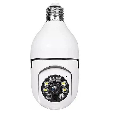 Camera supraveghere WiFi 8177HJ tip bec cu soclu E27 vedere nocturna Camera supraveghere WiFi 8177HJ tip bec cu soclu E27 vedere nocturna