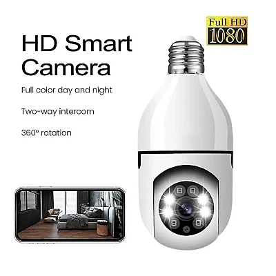 Camera supraveghere WiFi 8177HJ tip bec cu soclu E27 vedere nocturna Camera supraveghere WiFi 8177HJ tip bec cu soclu E27 vedere nocturna