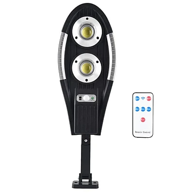 Lampa solara cu senzor de miscare pentru exterior de 100W si telecomanda XBJ100W