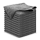 Set 12 lavete microfibra ultra absorbante gri ecologice reutilizabile Set 12 lavete microfibra ultra absorbante gri ecologice reutilizabile