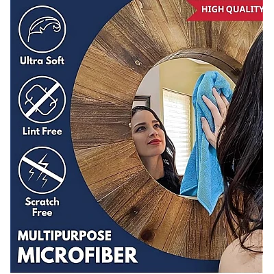 Set 12 lavete microfibra ultra absorbante gri ecologice reutilizabile Set 12 lavete microfibra ultra absorbante gri ecologice reutilizabile