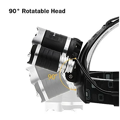 Lanterna de cap cu 3 LED reincarcabila R3000 Lanterna de cap cu 3 LED reincarcabila R3000
