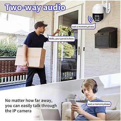Camera supraveghere WIFI 8186XM IP66 HD wireless 2 MP 1920 X 1080 pixeli Camera supraveghere WIFI 8186XM IP66 HD wireless 2 MP 1920 X 1080 pixeli