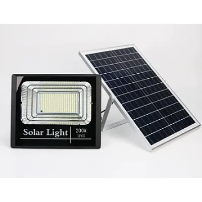 Proiector cu panou solar 600W si telecomanda BJ600W Proiector cu panou solar 600W si telecomanda BJ600W