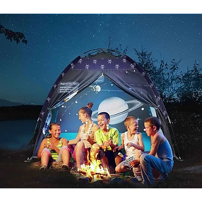 Cort pentru copii model Jupiter 1.2m x 1.2m x 1.05m cu lanterna proiector Cort pentru copii model Jupiter 1.2m x 1.2m x 1.05m cu lanterna proiector