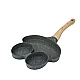 Tigaie antiaderenta cu 3 compartimente forma de broscuta Tigaie antiaderenta cu 3 compartimente forma de broscuta