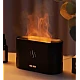 Umidificator de aer cu lumina ambientala si efect de flacara semineu 180 ml Umidificator de aer cu lumina ambientala si efect de flacara semineu 180 ml
