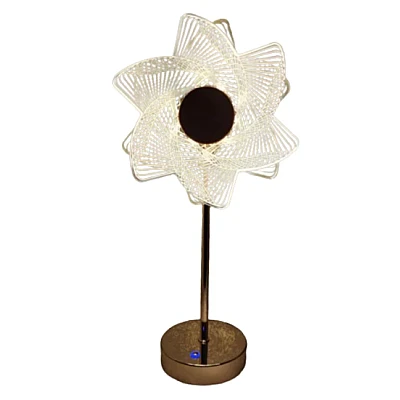 Lampa decorativa Sun Flower Auriu Lumina Calda Rece Lampa decorativa Sun Flower Auriu Lumina Calda Rece