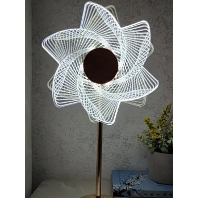 Lampa decorativa Sun Flower Auriu Lumina Calda Rece Lampa decorativa Sun Flower Auriu Lumina Calda Rece