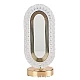 Lampa LED decorativa lumina ambientala 3 culori alb rece/cald/neutru control touch reincarcabila ovala Lampa LED decorativa lumina ambientala 3 culori alb rece/cald/neutru control touch reincarcabila ovala