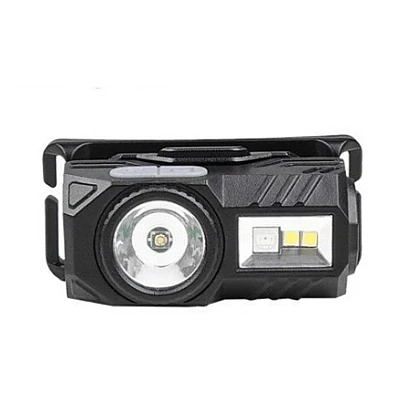 Lanterna de cap T131 cu senzor de miscare si clema pentru palarie USB XPE LED 400 lm Lanterna de cap T131 cu senzor de miscare si clema pentru palarie USB XPE LED 400 lm