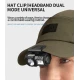 Lanterna de cap T131 cu senzor de miscare si clema pentru palarie USB XPE LED 400 lm