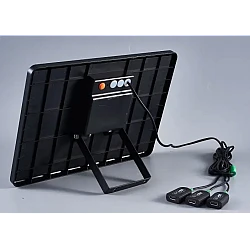 Lampa impermeabila pentru exterior CC9015 cu 2 becuri tip aplice si panou solar Lampa impermeabila pentru exterior CC9015 cu 2 becuri tip aplice si panou solar
