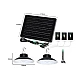 Lampa impermeabila pentru exterior CC9015 cu 2 becuri tip aplice si panou solar Lampa impermeabila pentru exterior CC9015 cu 2 becuri tip aplice si panou solar