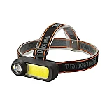 Lanterna de cap WH 1707 cu led XPE+COB ajustabila 90 de grade 2 moduri iluminare