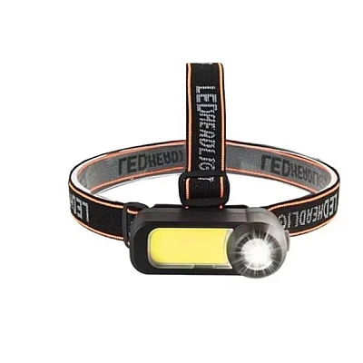 Lanterna de cap WH 1707 cu led XPE+COB ajustabila 90 de grade 2 moduri iluminare Lanterna de cap WH 1707 cu led XPE+COB ajustabila 90 de grade 2 moduri iluminare
