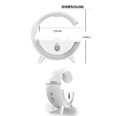 Umidificator cu lumina RGB T00K8S antigravitatie aromaterapie Umidificator cu lumina RGB T00K8S antigravitatie aromaterapie