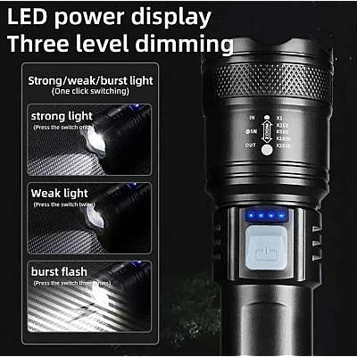 Lanterna de mana led telescopica reincarcabila L39 Lanterna de mana led telescopica reincarcabila L39