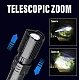 Lanterna reincarcabila LED 3 moduri iluminare type c zoom YD2319 Lanterna reincarcabila LED 3 moduri iluminare type c zoom YD2319