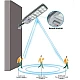 Lampa solara stradala cu senzor de miscare telecomanda 200W cu 12 casete Model JG 812 Lampa solara stradala cu senzor de miscare telecomanda 200W cu 12 casete Model JG 812