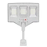 Lampa solara stradala cu telecomanda JG 703 cu 3 casete 108 LED 6000K senzor de miscare 100W