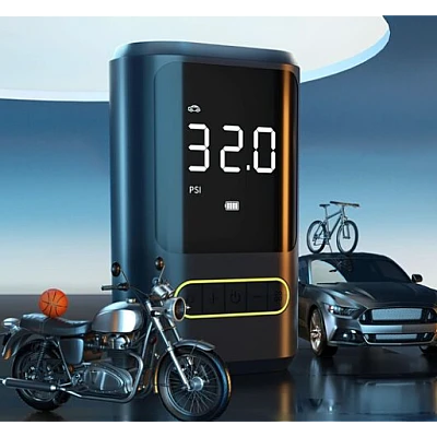 Compresor auto de aer portabil ATJ 8466 cu display digital Compresor auto de aer portabil ATJ 8466 cu display digital
