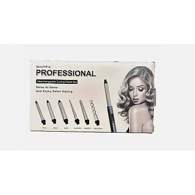 Ondulator profesional cu 6 capete incalzire rapida si manusa Ondulator profesional cu 6 capete incalzire rapida si manusa