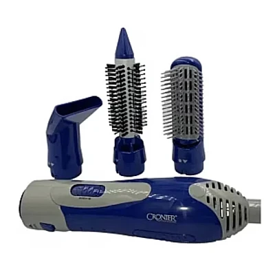 Perie uscator par 5 in 1 Cronier 800 4 cu multiple accesorii pentru o coafura pefecta Perie uscator par 5 in 1 Cronier 800 4 cu multiple accesorii pentru o coafura pefecta