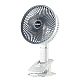 Ventilator de birou portabil cu clips reincarcabil silentios cu 3 viteze Ventilator de birou portabil cu clips reincarcabil silentios cu 3 viteze