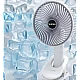 Ventilator de birou portabil cu clips reincarcabil silentios cu 3 viteze Ventilator de birou portabil cu clips reincarcabil silentios cu 3 viteze