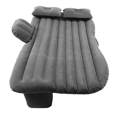 Saltea auto gonflabila 2 perne suprafata catifelata 130 x 80 x 40 cm Saltea auto gonflabila 2 perne suprafata catifelata 130 x 80 x 40 cm