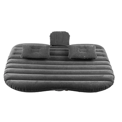 Saltea auto gonflabila 2 perne suprafata catifelata 130 x 80 x 40 cm Saltea auto gonflabila 2 perne suprafata catifelata 130 x 80 x 40 cm