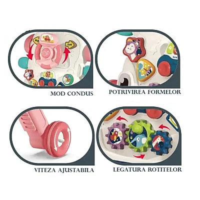 Premergator si antemergator multifunctional 6 in 1 pentru FETITE Premergator si antemergator multifunctional 6 in 1 pentru FETITE