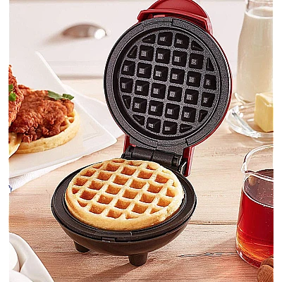 Mini aparat de facut gofre/vafe putere 350W Mini aparat de facut gofre/vafe putere 350W
