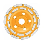 Disc diamantat 180 mm cu 2 randuri segmente pentru slefuit suprafete beton mozaic marmura