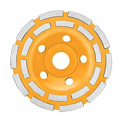 Disc diamantat 180 mm cu 2 randuri segmente pentru slefuit suprafete beton mozaic marmura