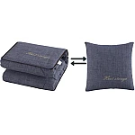 Perna 2 in 1 multifunctionala 40x40x10cm/110x150cm ALBASTRA
