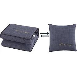 Perna 2 in 1 multifunctionala 40x40x10cm/110x150cm ALBASTRA