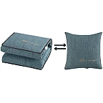 Perna 2 in 1 multifunctionala 40x40x10cm/110x150cm VERDE
