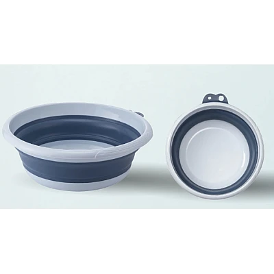Lighean rotund pliabil 39cm ALBASTRU