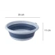 Lighean rotund pliabil 35cm ROZ