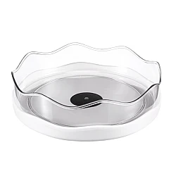 Organizator rotativ 360 grade pentru bucatarie / baie 27 cm alb